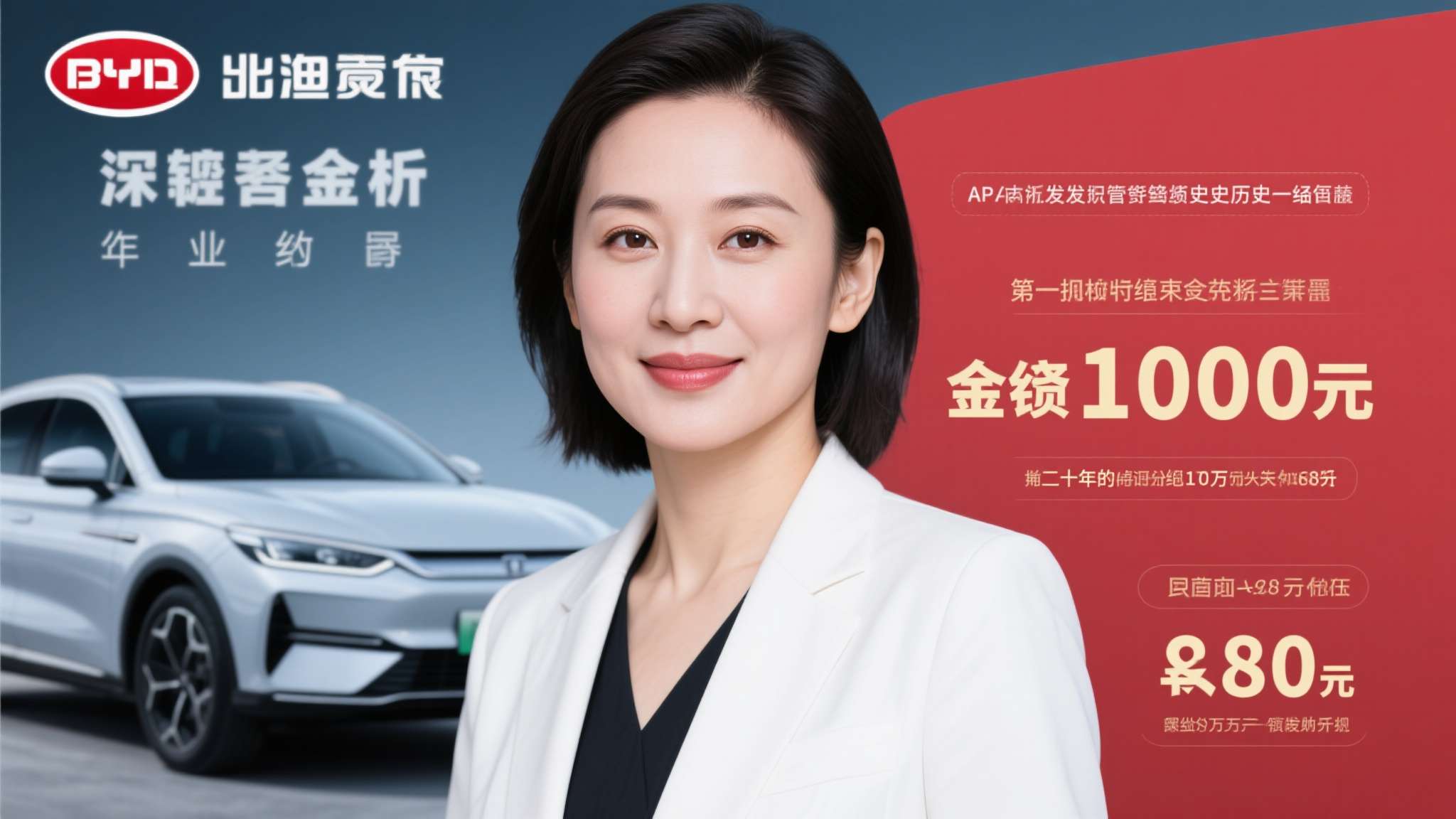 根据比亚迪公开披露的年报数据，该女高管年薪已超过1000万元人民币，而十年前这一